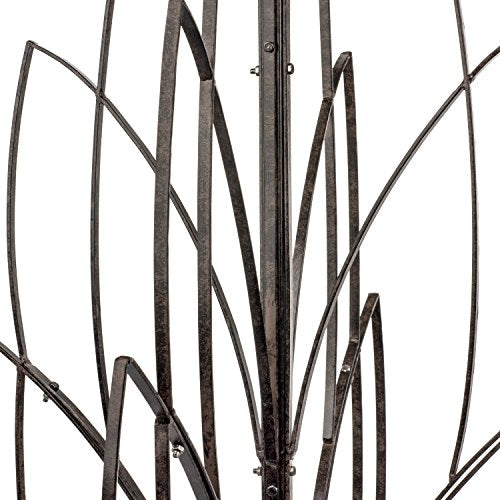 Lotus Bud Iron Obelisk Trellis for Climbing Plants, 69” Heavy Duty Garden Support with Ground Stakes, Outdoor Yard Art for Roses, Clematis, Patio & Courtyard - view 5