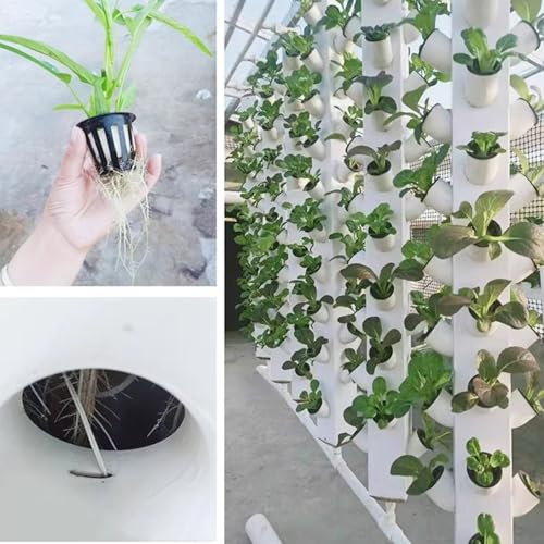 Hydroponics Tower Growing System Kit, 56 Planting Holes, 4 Wheels, Vertical Aeroponic Garden for Home Gardening Enthusiasts, Easy Setup and Maintenance - view 6