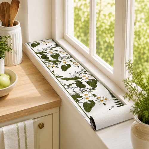 Narrow Window Sill Mat, Cut-to-Fit Waterproof Pad, 2.62 ft × 7.87"