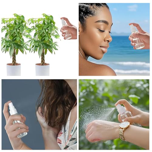 4Pk Clear Empty Travel Spray Bottles, Leakproof for Toner Face Hair - view 4