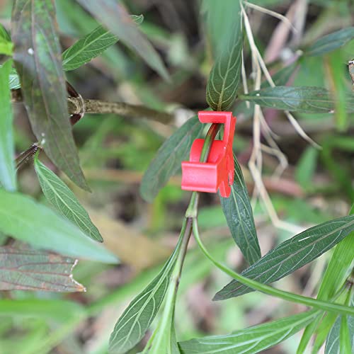 30 Pack Plant Bender Angle Adjustable Plant Training Clips Low Stress Training Clips 90 Degrees Plant Stem(Circle Style,Red) - view 4