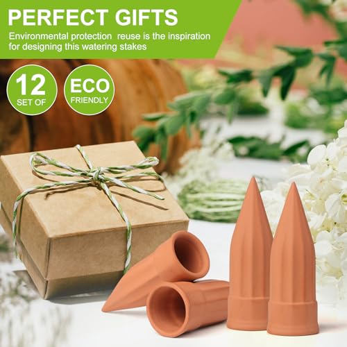 12 Pcs Terracotta Self Watering Spikes for plants - view 6