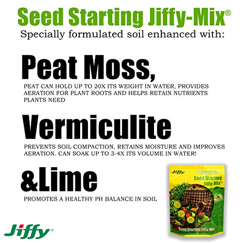 Natural & Organic Seed Starting Soil Mix, 10 QT (1 Bag (10 QT) - view 4