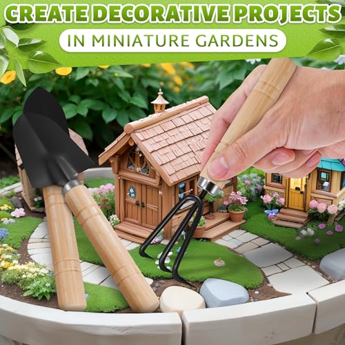Mini Garden Tools Set, Small Gardening Tools for Indoor Plants, 3-Piece Kit - view 6