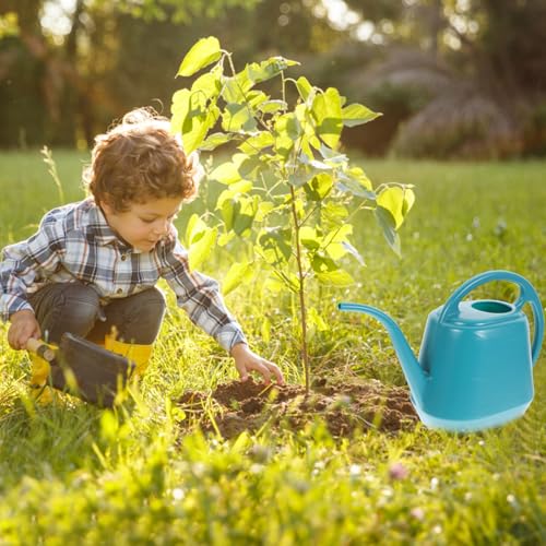 Long Spout Plastic Watering Can 4l with Measurement Markings - view 4