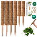 Moss Pole 68in for Plants Monstera 6pcs