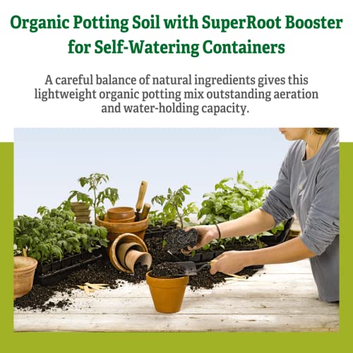 Organic Potting Soil Mix | High-Nutrient Compost-Based Organic Plant Soil for Indoor Outdoor Self Watering Planter Boxes, Potted Plants Raised Garden Beds - 20 Quarts - view 5