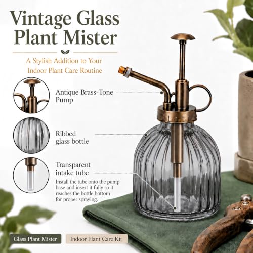 7-Piece Indoor Plant Repotting Kit with Repotting Mat & Glass Mister - view 6
