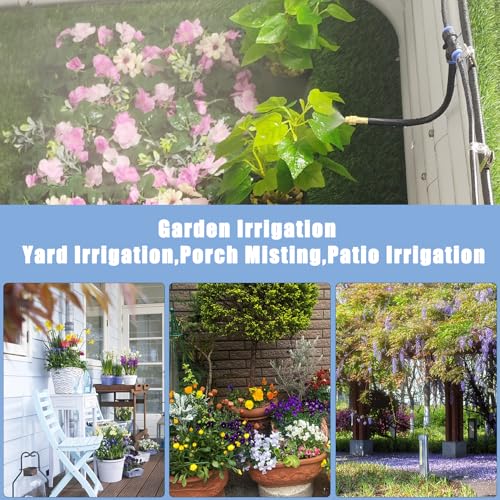 49.21Ft Drip Irrigation Kit System, 360° Bendable Garden Irrigation System - view 6