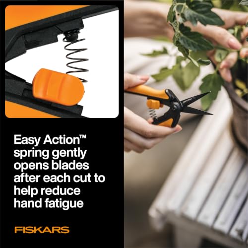 6" Non-Stick Pruning Snips, Resin-Resistant Garden Scissors - view 5
