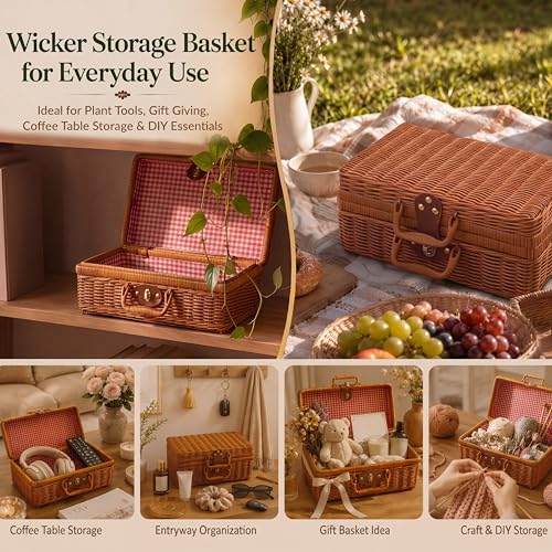Succulent Tools w/Basket & Repotting Mat, Indoor Plant Care Gift for Women - view 6