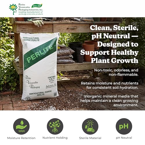 PVP Industries Organic Coarse Perlite for Planting and Garden Soil, 120 Qt - view 2