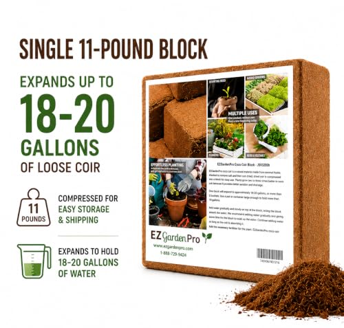 Organic Coco Coir Growing Medium 11 Pound Block - view 2
