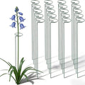 20 Pieces 36 inch Green Single Stem Plant Stakes Flower Support Rings, Gardening Planter Cages for Single Stem Flowers, Amaryllis, Peony, Lily,Narcissus Gladiolus Stakes