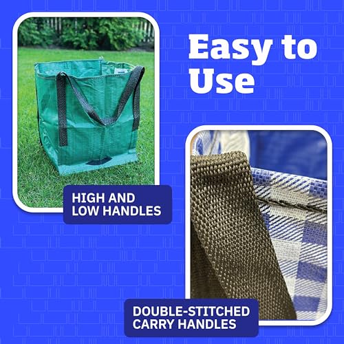 Heavy Duty Storage Tote Bag 22-Gallon, Blue - view 5