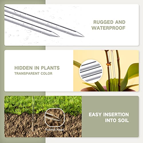 30 Pcs 15.6 Inch Clear Acrylic Plant Support Stakes - view 4