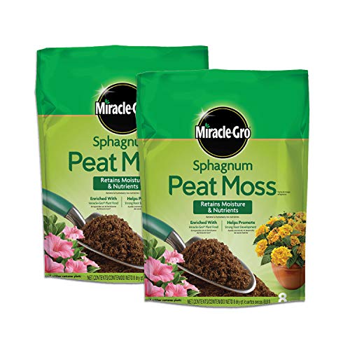 Sphagnum Peat Moss, 8 qt. (2-Pack)