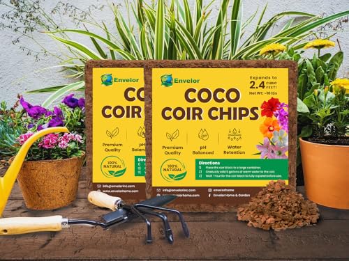 Coconut Husk Chips for Orchids 10 Lb Coco Coir Planting Chips - view 2