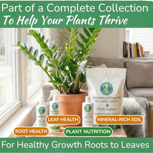Indoor Plant Food - Organic Liquid Fertilizer for Pothos, Peace Lily, Monstera, Cactus and More - 8 oz - view 6