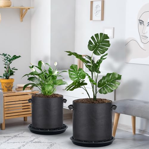 4 Pack 14 Inch Self-Watering Fabric Pot Base - view 5