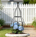 26” Metal Garden Obelisk Trellis Sturdy Support for Climbing Plants