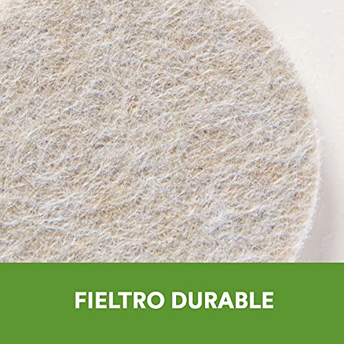 Felt Pads, 12 Pads, Circle, Beige, 1.5 in x 1.5 in - view 3
