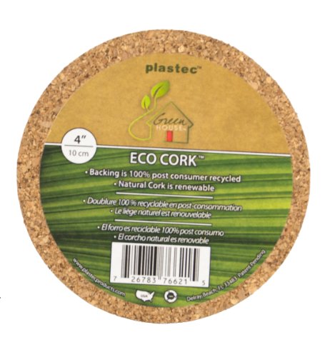 ECR04 Eco Cork Mat, 4-Inch
