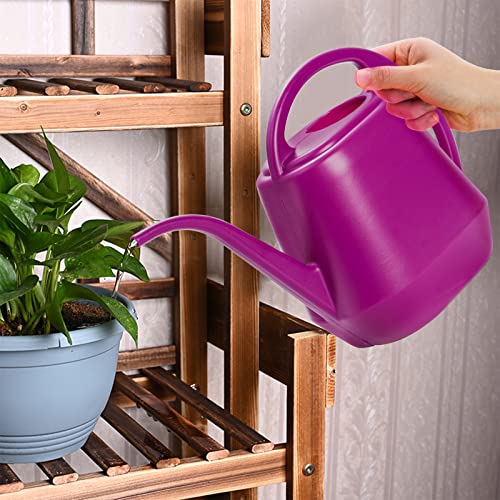 Plastic Watering Can, Rose Red, 1-Gallon - view 6