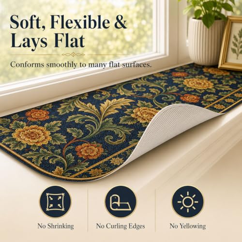 Narrow Window Sill Mat, Cut-to-Fit Waterproof Pad, 2.62 ft × 7.87" - view 3