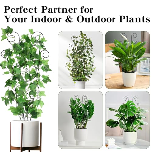 4PCS 30" Trellis for Climbing Plants Outdoor,Rustproof Metal Support - view 7