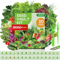 30 Heirloom Seeds Variety Pack - 18500+ Seeds for Planting Vegetables, Home Garden Seeds for Hydroponic, Indoor and Outdoor, Unique Gift for Mother, Women, Mom, Friend, Her