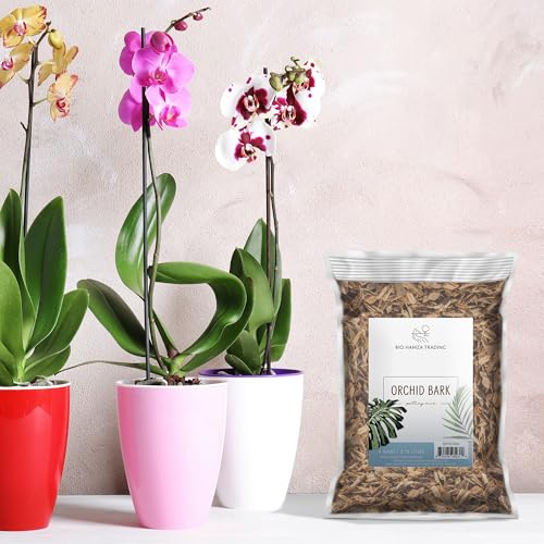 100% Organic Material All Natural Orchid Bark (4 Quarts), USA Sourced and Produced Orchid Bark Potting Mix, Orchid Potting Bark Bulk - view 2