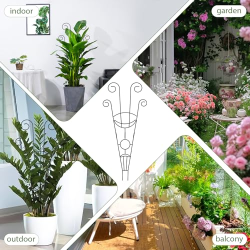 4PCS 30" Trellis for Climbing Plants Outdoor,Rustproof Metal Support - view 6