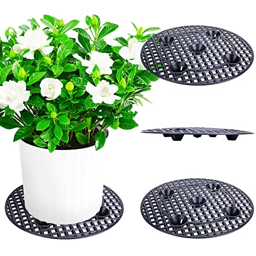 4 Pcs Plant Level Pot Elevator, 12 Inch Plant Stands, Plant Pot Saucer