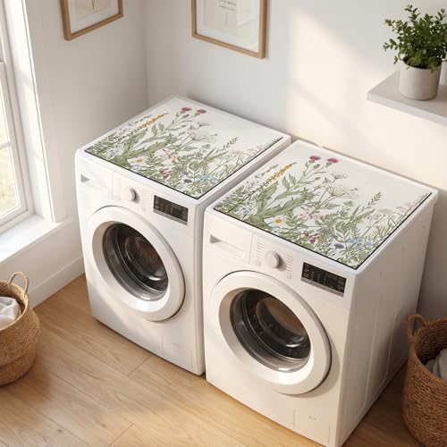 Non-Slip Washer and Dryer Top Cover Mat, 23.6" x 19.7" washer and dryer top protector mat, Multi-Functional Protection for Laundry Room, Kitchen Counter, Dining Table, Pet Area (Plant) - view 6