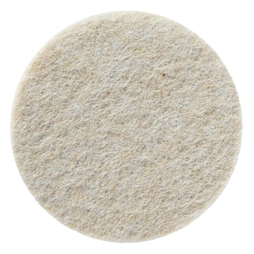 Felt Pads, 6 Pads, Circle, Beige, 2 in x 2 in - view 2