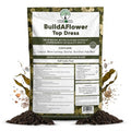 BuildASoil Build-A-Flower - Organic Top Soil Amendment – Top Dress Kit for Flowering Plants | Compost, Phosphorus & Potassium | Half Cubic Foot Bag of Soil