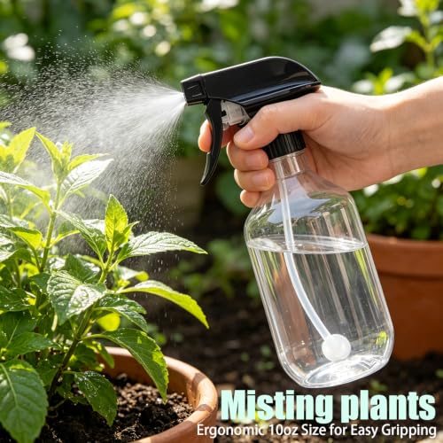 10 oz 2 Pack 360° Any-Angle Spraying, Plastic Spray Bottles for Cleaning - view 5