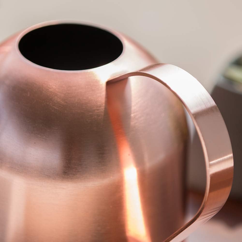 Watering can for indoor plants, 30oz long spout stainless steel | long spout design delivers precise watering directly to plant roots - view 5