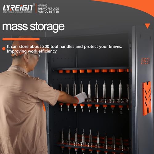 Large Capacity CNC Tool Storage Cabinet for CAT/BT40 - view 4