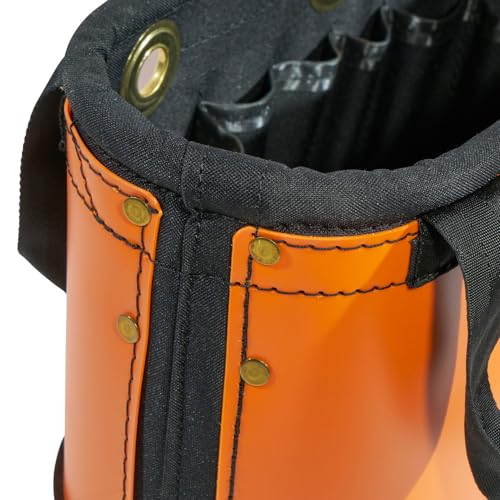 5144HBS Hard-Body Bucket, Orange/Black, 15 Pockets - view 6