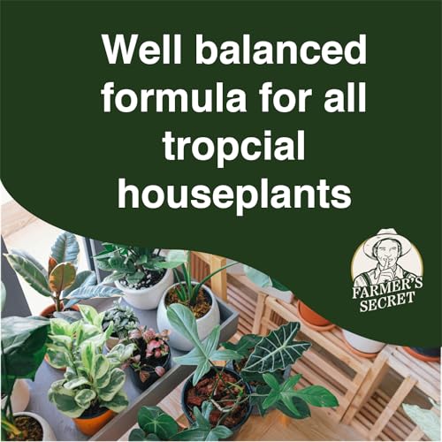 Tropical Houseplant Booster (4oz) - Super Concentrated, Makes 48 Gallons - Great for All Tropical Houseplants (Monstera, Fiddle Leaf, ZZ Plants, and More) - Easy to use Drip Top - view 3