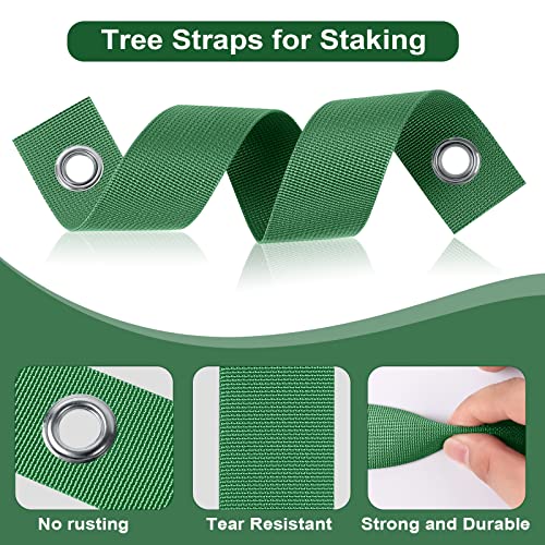 12-Pack Heavy Duty Tree Straps for Staking and Support - view 4