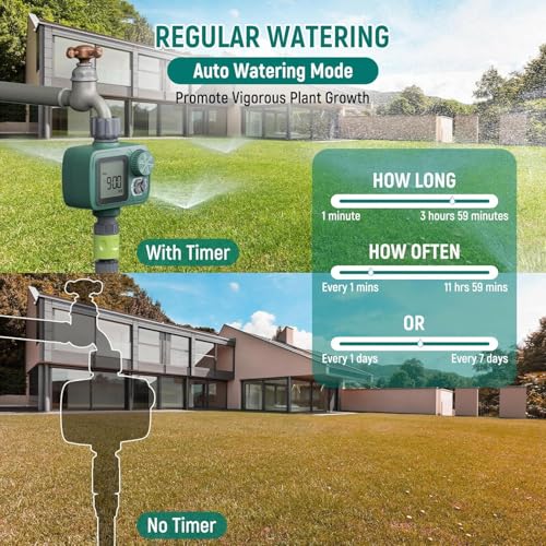 Sprinkler Timer, Programmable Hose Timer with Automatic Watering System - view 3