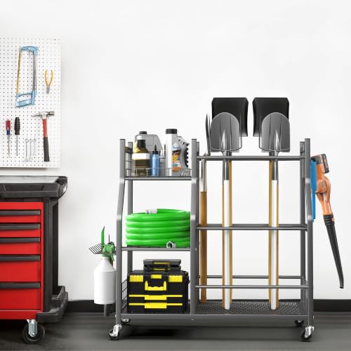 Garden Tool Organizer Stand, Garage Tool Storage Organization - view 7