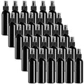 30 Pack Black Empty Spray Bottles, 4oz Plastic Fine Mist Spraying Bottles Small Refillable Sprayer Liquid Containers Portable Misters with Cap Travel Bottle for Perfume, Cleaning, Essential Oil