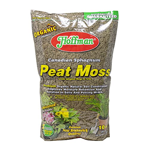 Canadian Sphagnum Peat Moss Soil Conditioner to Improve Moisture Retention and Aeration, 10qt Bag, Pack of 2 - view 3