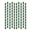 100X Plant Trellis Cane Connector, Climbing Rattan Stent Accessories Plant Connector Stake Clip for Garden Orchard Tomato Cage 11mm (7/16 inch)