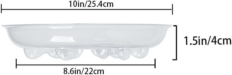 15 Pack Assorted Sizes 6 8 10 Inch Clear Thick Plastic Heavy Duty Sturdy Plant Saucer Drip Trays for pots, 5 Pieces of Each Size (Assorted Sizes 6'', 8'', 10'') - view 4