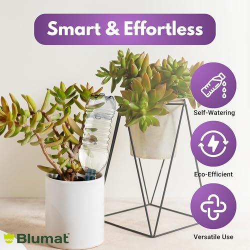 Plant Watering Device - Easy Self Watering Planter Insert for Indoor Plants - Bottle Adapter - Prevents Overwatering and Underwatering for Healthy Growth - 3 Pack - view 4